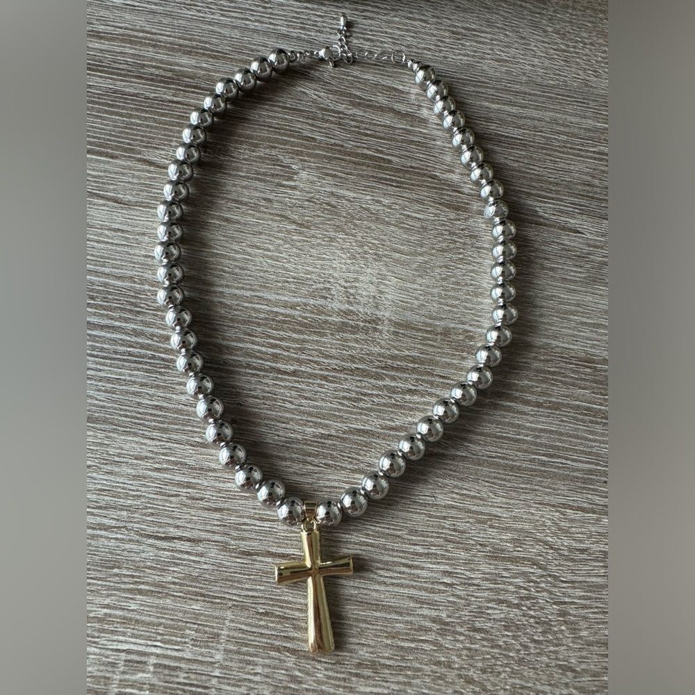Bohemian cross necklace A987 - Picture 2 of 4